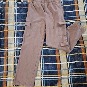No Boundaries Women's Cargo Leggings in Brown